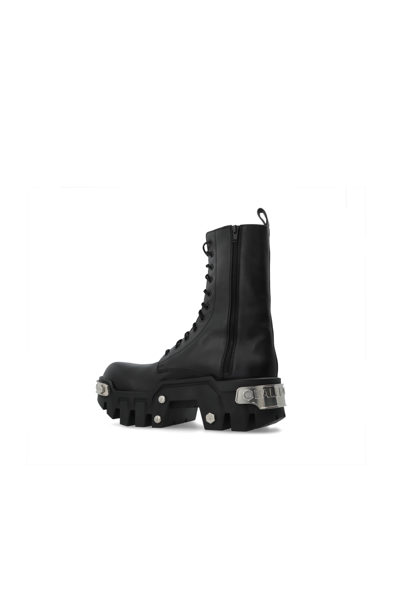 Czarny Skórzane buty `Bulldozer` Balenciaga - Vitkac Polska